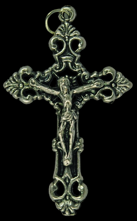 NICKEL SILVER CRUCIFIX 540