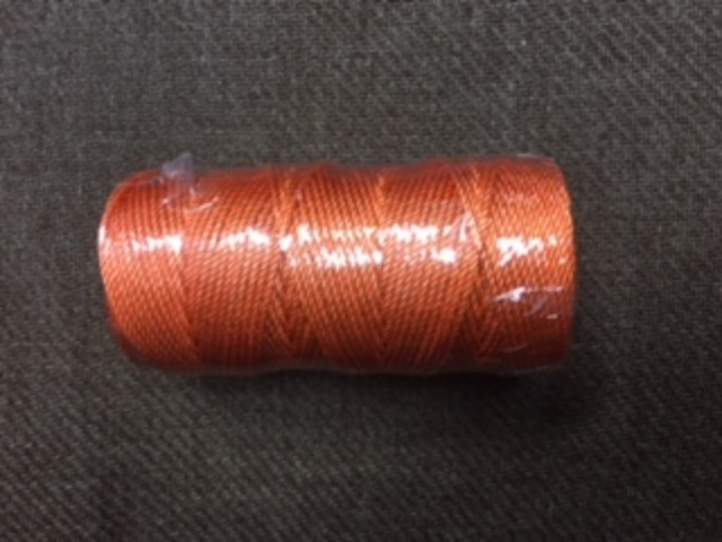 36 BURNT ORANGE TWISTED NYLON TWINE M36BO