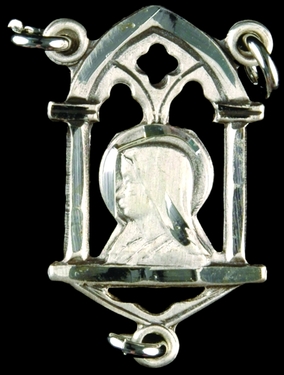Photo of STERLING SILVER SCAPULAR CENTER 1304