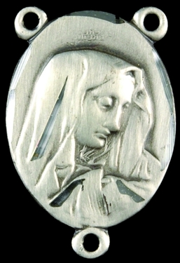 Photo of STERLING SILVER SORROWFUL MOTHER CENTER 1305