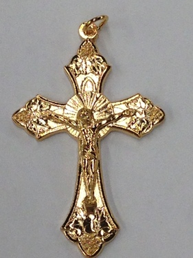 Photo of GOLD FINISH CRUCIFIX 1466