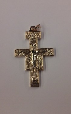Photo of GOLD PLATED SAN DAMIANO CRUCIFIX 1470