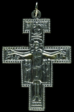 Photo of NICKEL SILVER SAN DAMIANO CRUCIFIX 501A