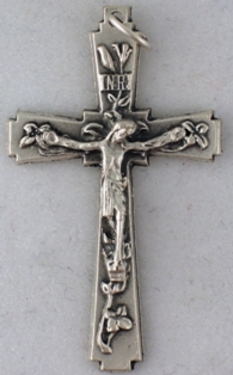 Photo of NICKEL SILVER CRUCIFIX 503A