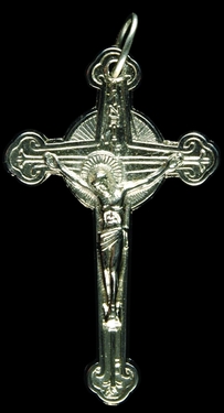 Photo of NICKEL SILVER CRUCIFIX 526