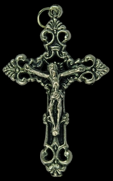 Photo of NICKEL SILVER CRUCIFIX 540