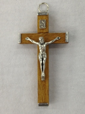 Photo of NATURAL WOOD CRUCIFIX 549NA