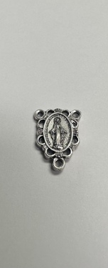 Photo of NICKEL SILVER MIRACULOUS MEDAL CENTER 590