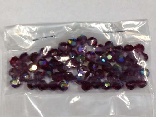 Photo of GARNET 6MM PRECIOSA AURORA BOREALIS CRYSTAL BEADS 611GA