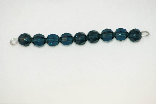 Photo of 6MM PRECIOSA BLUE MONTANA BEADS 620