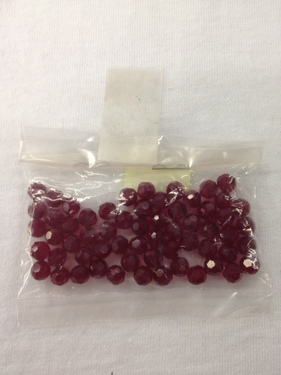 Photo of GARNET 6MM PRECIOSA CRYSTAL BEADS 621GA