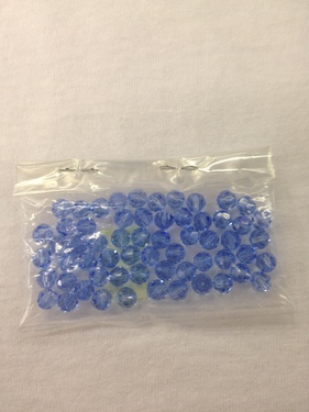 Photo of LIGHT SAPPHIRE 6MM PRECIOSA CRYSTAL BEADS 621LSA