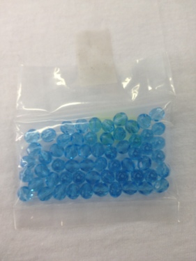 Photo of AQUA 7MM FIRE POLISHED FACETED BEADS 626AQ