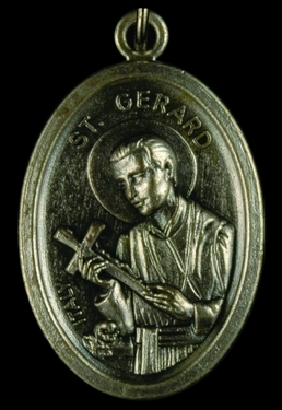 Photo of OXIDIZED ST GERARD MEDAL 704GE