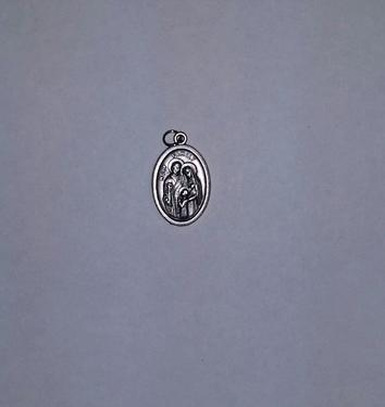 Photo of OXIDIZED HOLY FAMILY MEDAL 704HF