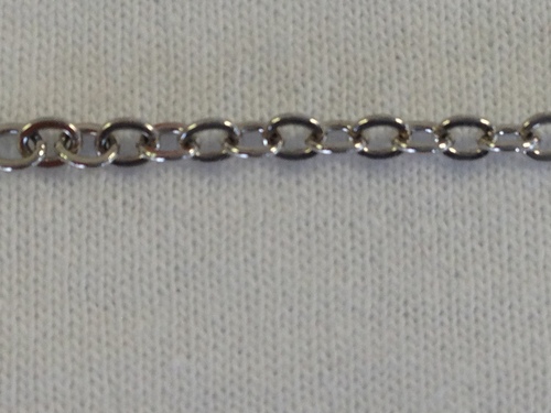 Photo of BRASS PALADIUM PLATED CHAIN 766