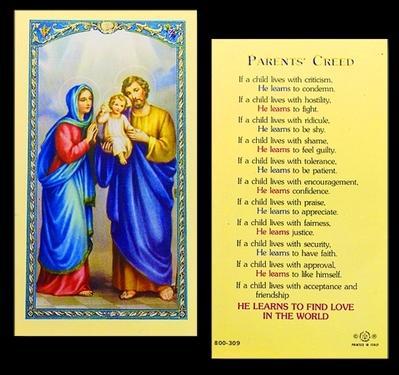 Photo of PARENT'S PRAYER 800-309