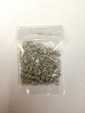 Photo of 6MM ROUND NICKEL SILVER JUMP RINGS - GROSS 853-GR