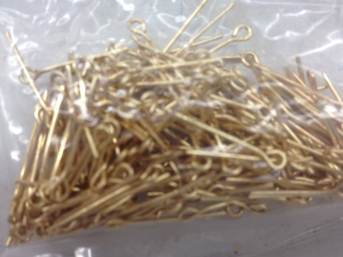 Photo of 20 GAUGE BRASS EYEPINS M19