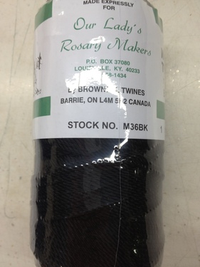 Photo of #36 BLACK TWISTED NYLON TWINE M36BK