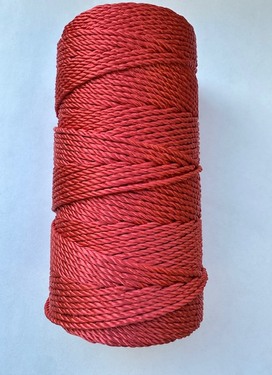 Photo of #36 BRICK RED TWISTED NYLON TWINE M36BKR