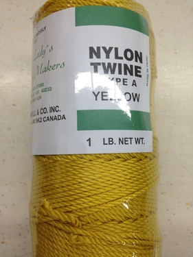 Photo of #36 MEDIUM YELLOW TWISTED NYLON TWINE M36MY