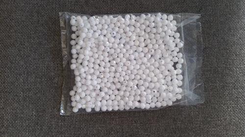 Photo of OPAQUE WHITE 8MM FACETED BEAD M665W