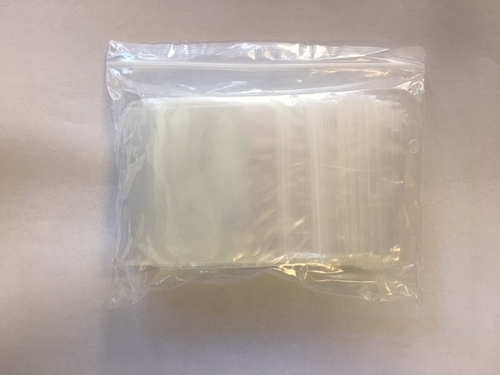 Photo of 3X3 CLEAR ZIPLOCK POLY BAGS (100/PK) SPBZ