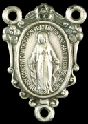 Photo of STERLING SILVER MIRACULOUS MEDAL CENTER 1301