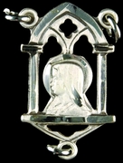 Photo of STERLING SILVER SCAPULAR CENTER 1304