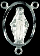 Photo of PEWTER FINISH OUR LADY OF GRACE CENTER 350