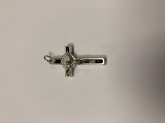 Photo of NICKEL SILVER ST. BENEDICT CRUCIFIX 512A