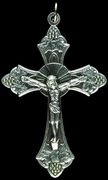 Photo of NICKEL SILVER CRUCIFIX 513A