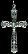 Photo of NICKEL SILVER CRUCIFIX 521