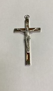 Photo of BROWN INLAID CRUCIFIX 539