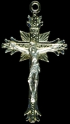 Photo of NICKEL SILVER CRUCIFIX 542