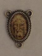 Photo of NICKEL SILVER HOLY FACE SHROUD OF TURIN PHOTO CENTER 561A