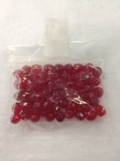 Photo of RUBY 8MM FIRE POLISHED FACETED BEADS 627RU