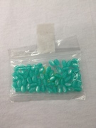 Photo of AQUA 5X7MM OVAL LUCITE BEADS 630AQ