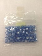 Photo of BLUE 6.5 MM LUCITE BEADS 631B
