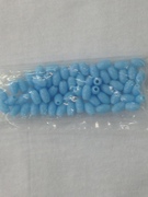 Photo of BLUE 6X8MM POLISHED PLASTIC BEAD 636B