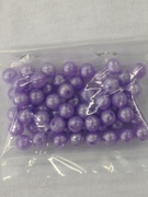 Photo of LAVENDER 8MM PEARLIZED PLASTIC BEADS 638LA