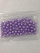 Photo of LAVENDER 6MM PEARLIZED PLASTIC BEADS 639LA