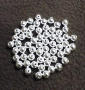 Photo of 6MM SILVER METALIZED BEADS 675