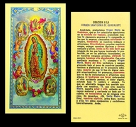 Photo of ORACION A LA VIRGEN SANTISIMA DE GUADALUPE LAMINATED HOLY CARD 700281