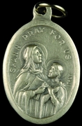 Photo of OXIDIZED ST ANN MEDAL 704AN