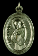 Photo of OXIDIZED ST FRANCIS OF ASSISI MEDAL 704F