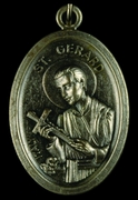 Photo of OXIDIZED ST GERARD MEDAL 704GE