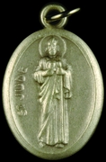 Photo of OXIDIZED ST JUDE MEDAL 704JU