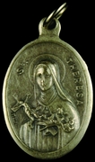 Photo of OXIDIZED ST THERESA MEDAL 704T